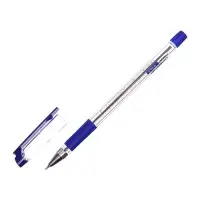 Ручка шариковая ErichKrause. ULTRA-30, синий стержень, игольчатый узел 0.7 мм, резиновый упор