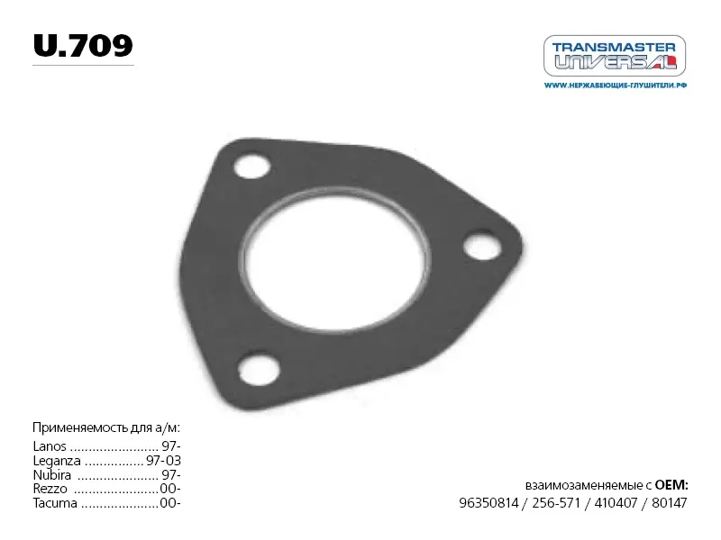 Прокладка глушителя
