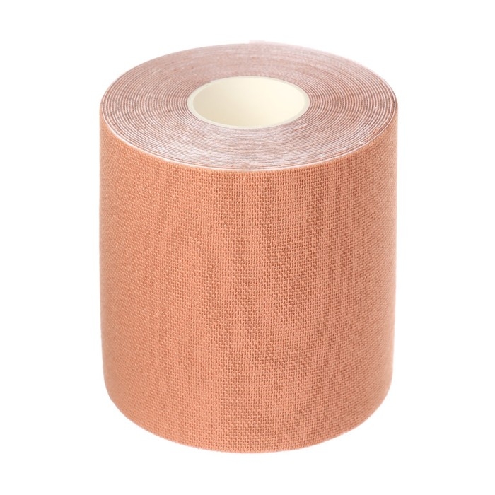 Кинезио - тейп, 7,5 см × 5 м, цвет бежевый Кинезио - тейп, 7,5 см × 5 м, цвет бежевый