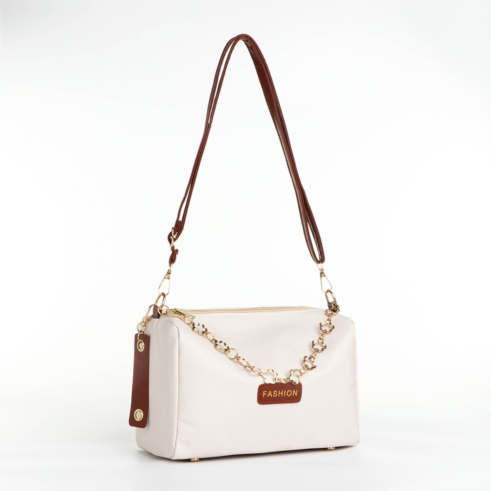 Сумка кросс-боди на молнии, цвет белый Сумка кросс-боди на молнии, цвет белый