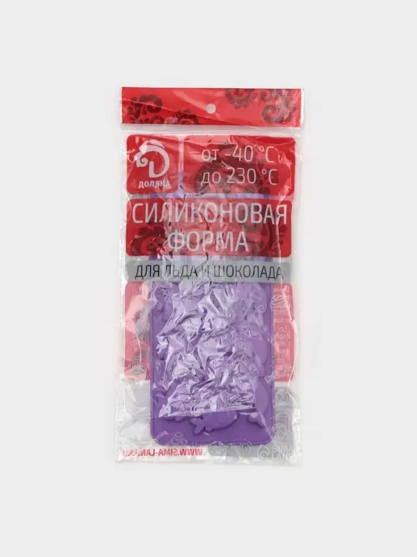 Форма для конфет и шоколада Доляна &laquo;Подводный мир&raquo;, силикон, 21&times;10&times;1 см, 15 ячеек (3&times;3.5 см), МИКС