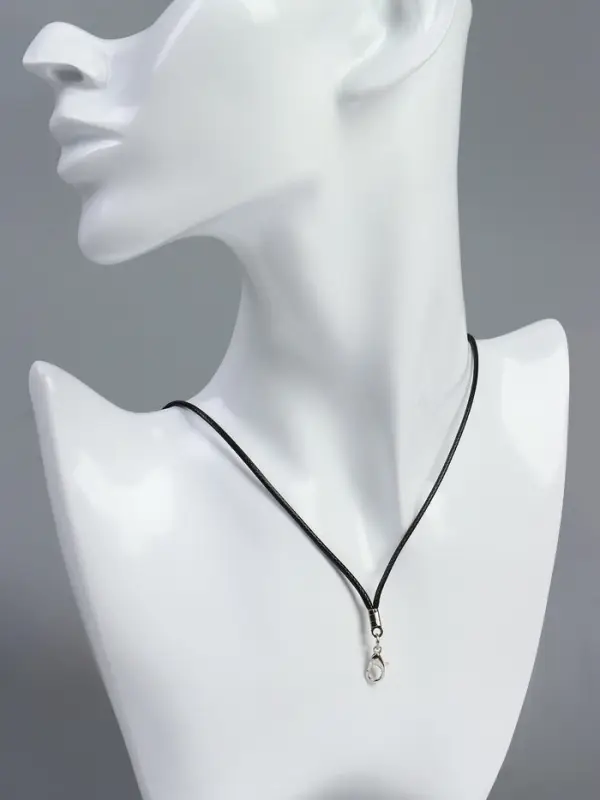 Шнурок из полиэстера, 43 см с удлинителем, чёрный Шнурок из полиэстера, 43 см с удлинителем, чёрный