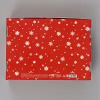 Коробка подарочная, самосборная &laquo;Новогодние традиции&raquo;,30.7&times;22&times;9.5 см