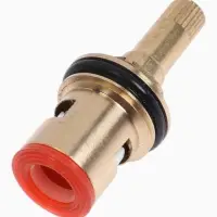 Кран-букса ZEIN, 1/2" под крест, шток 8*24 шлицов, угол поворота 180 град, латунь, керамика