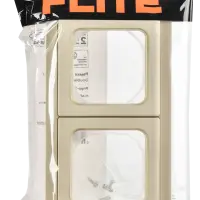 FLITE Рамка 2-местная IP55 Рпро-2-55-ФлСл сливочный IEK