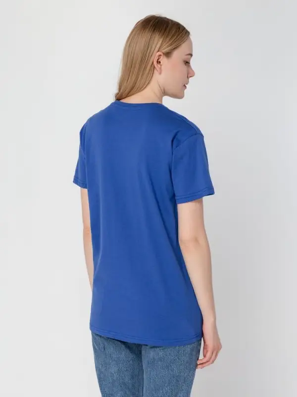 Футболка унисекс T-Bolka 160, ярко-синяя, размер XS