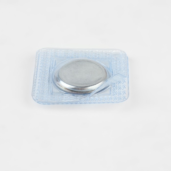 Кнопка магнитная, потайная, d = 20 мм, цвет серебряный Кнопка магнитная, потайная, d = 20 мм, цвет серебряный