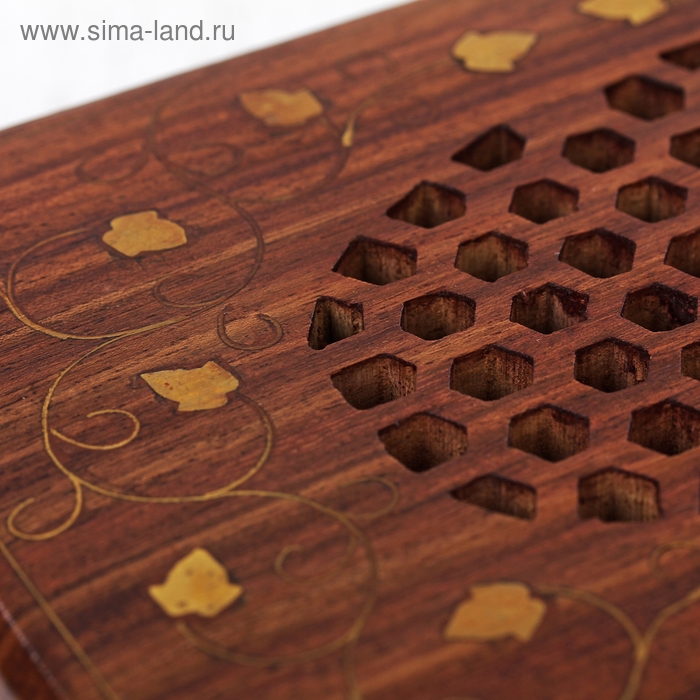 Шкатулка дерево  Шкатулка дерево "Резной овал" 13х20х6 см