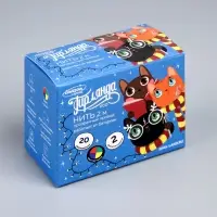 Гирлянда &laquo;Нить&raquo; 2 м, IP20, прозрачная нить, 20 LED, 2 режима, от батареек АА&times;3, свечение мульти