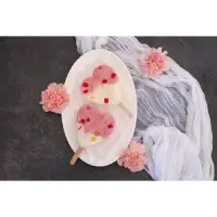 Форма для мороженого &laquo;Сердечко&raquo;, силикон, 19.5&times;14&times;2.5 см, 2 ячейки (8.4&times;9 см), МИКС