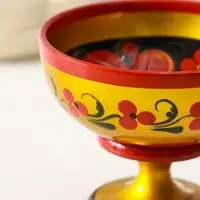 Креманка, хохлома, 8*9 см