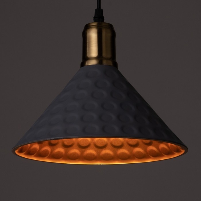 Светильник BayerLux Светильник BayerLux "Чеканка" Е27 40Вт серый-золото 24х24х17-117 см