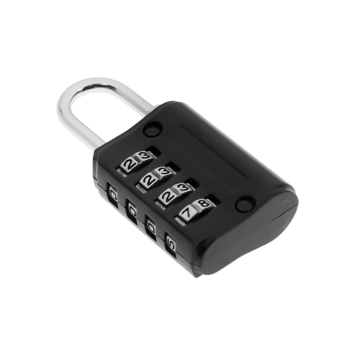 Замок навесной кодовый ТУНДРА ZK013, черный Замок навесной кодовый ТУНДРА ZK013, черный