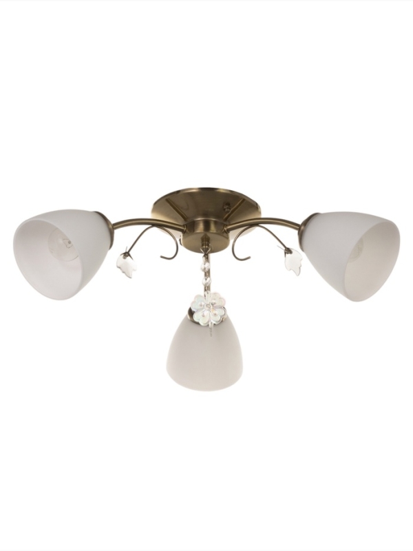 Люстра Люстра "Луиза" 3х40Вт Е27 бронза 56х56х26см