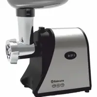 Мясорубка электрическая Sakura SA-6433, 1800 Вт, реверс, насадки для кеббе и колбас