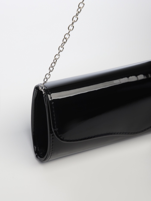 Сумка женская на магните, цвет чёрный