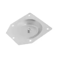 Крепления для мебельных ножек CAPPIO, 100&times;100 мм с закладной гайкой М8, угол14*, 4 шт.