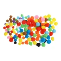 Развивающая книга с бомбошками, 133 липучки