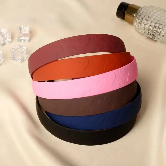 Ободок для волос «Эмма», сердечки, 2.2 см, МИКС Ободок для волос «Эмма», сердечки, 2.2 см, МИКС