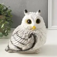 Копилка "Сова" 15 см, белый