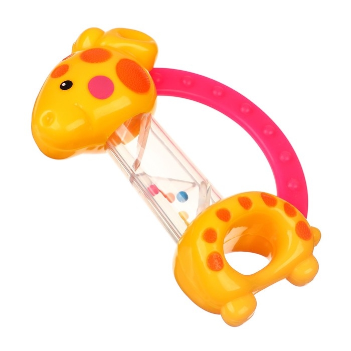Погремушка «Жирафик», цвет МИКС, Крошка Я Погремушка «Жирафик», цвет МИКС, Крошка Я