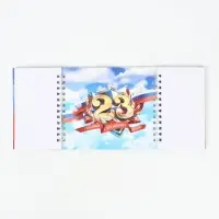 Двойной блокнот на гребне, мягкая обложка, размер 14,5 х12см, 48 л "Танки"