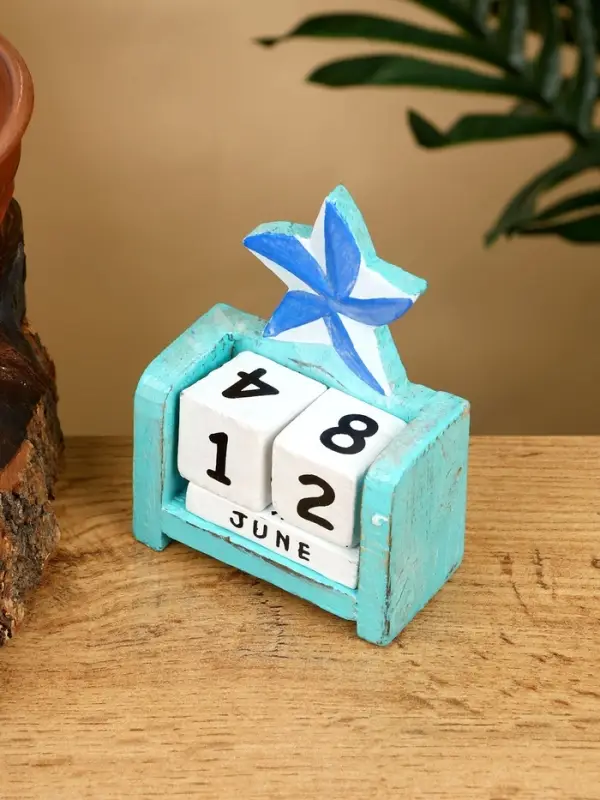 Календарь настольный «Морская звезда», 10.5×7.5×4 см, дерево