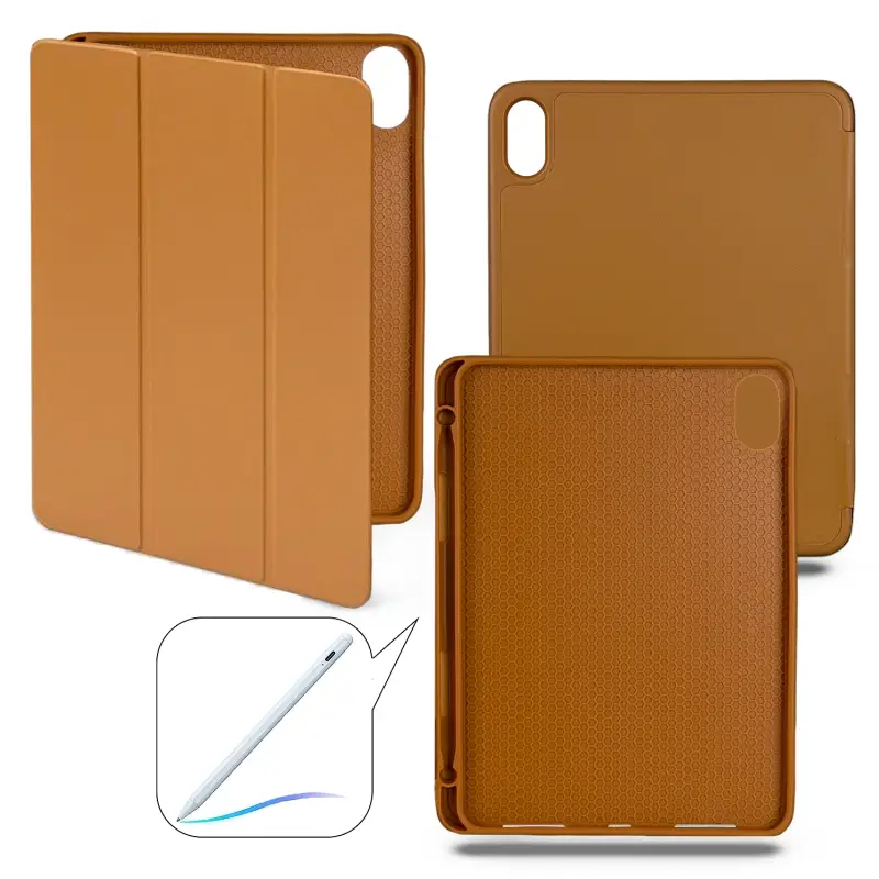 Чехол-книжка iPd Air 11 (2024) Smart case (Pencil) Brown №2
