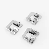 Набор лапок для швейной машины, подрубочные, 13/19/22 мм, для двойной подгибки, 3 шт.