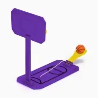 Настольная игра &laquo;Баскетбольный фингерспорт&raquo;, 30 карт, баскетбольное кольцо МИКС, 10+