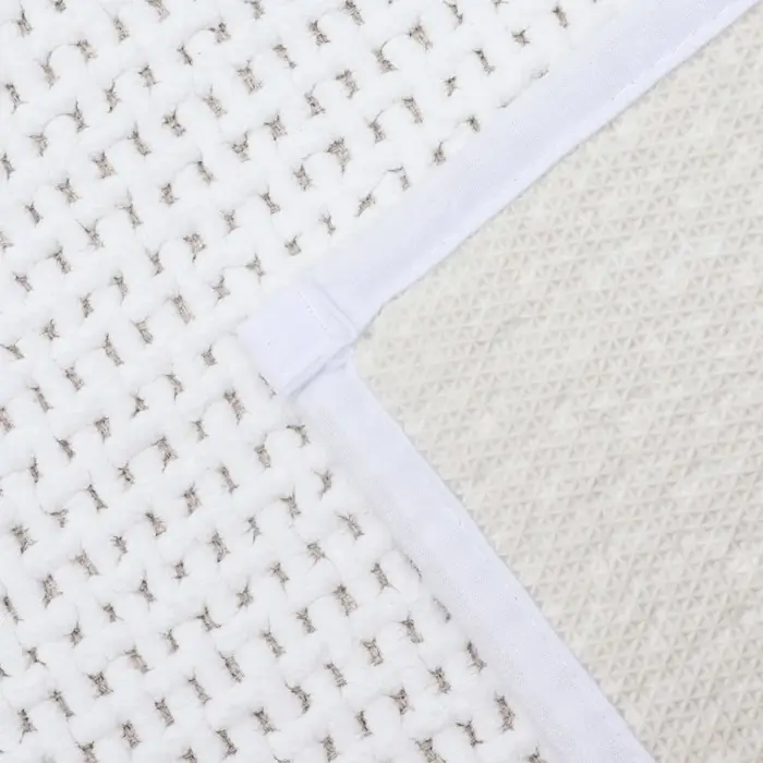 Коврик для ванной и туалета SAVANNA, полиэстер, 80&times;50 см, молочный