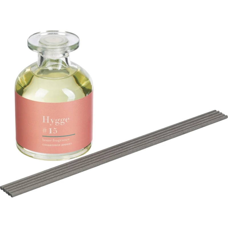 Аромадиффузор с палочками Hygge #15  Сандаловое дерево 100 мл 100-310