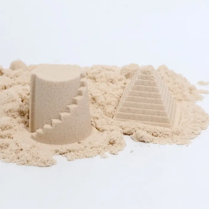 Кинетический песок, 2 формочки, 200 г, белый