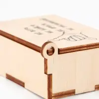 Коробка подарочная деревянная &laquo;Не разбавляй&raquo; 8.5&times;6&times;3.5 см