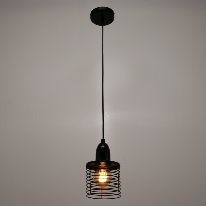 Светильник PL5 BK, 60Вт Е27, чёрный