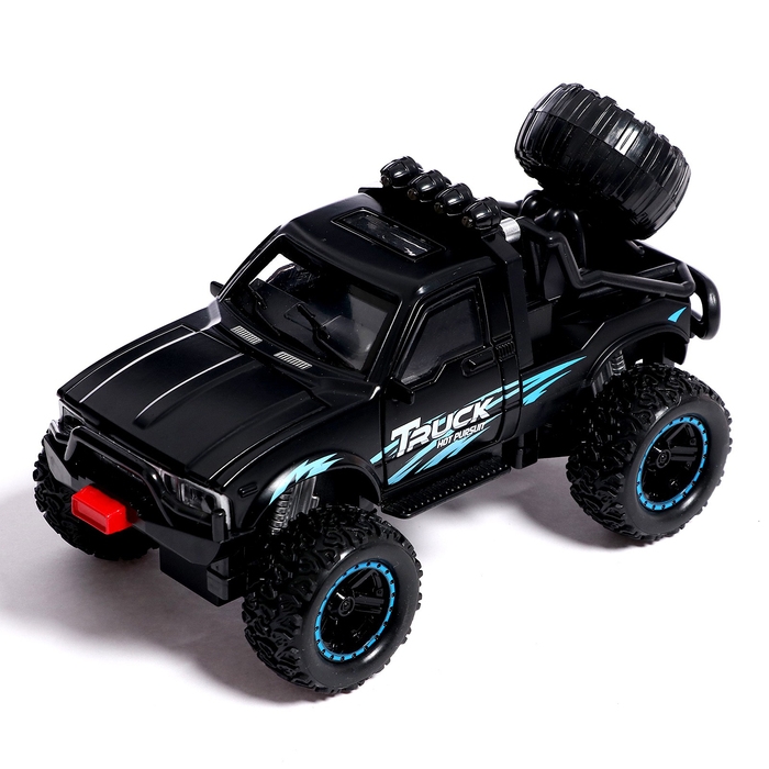 Машина металлическая «Джип», открываются двери, капот, инерция, МИКС