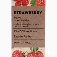 Парфюмерная вода женская Vegan Love Studio Strawberry, 50 мл (аромат земляники)