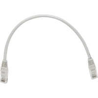 Патч-корд TWT TWT-45-45-0.3-GY UTP кат.5e, 0.3 м, серый