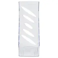 Лоток для бумаг Стамм &laquo;Лидер&raquo;, А4, вертикальный, 1 отделение, прозрачный, ширина 110 мм