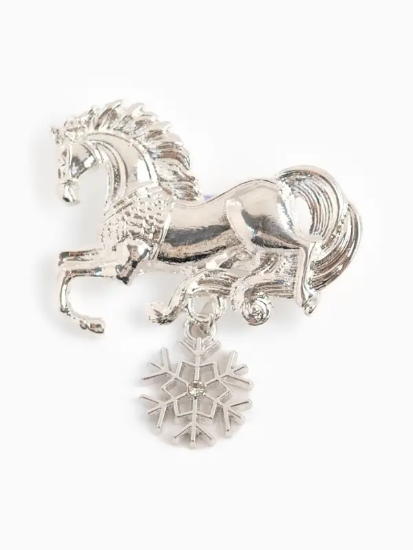 Булавка на подложке Булавка на подложке "Счастливого Нового года"