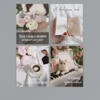 Набор мини-открыток &laquo;Стиль&raquo;, 35 штук, 8 x 9,5 см