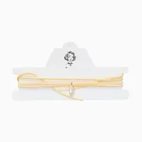 Чокер &laquo;Капля&raquo; жемчужная на шнурке, цвет бело-молочный в золоте, L=134 см