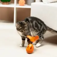 VETTA Игрушка для домашних животных, пластмасса, перья, 7х11,5 см