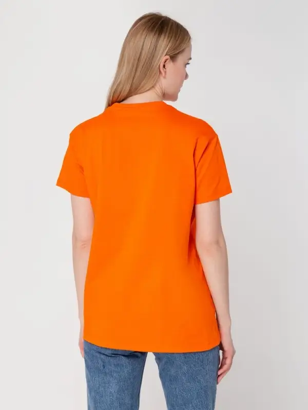 Футболка унисекс T-bolka 160, оранжевая, размер S