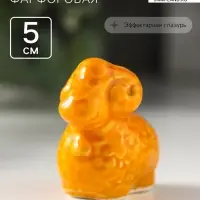Статуэтка фарфоровая &laquo;Фигурка: Барашка&raquo;, эффектарная глазурь, 5 см