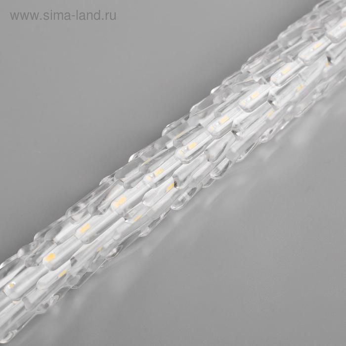 Гирлянда «Сосульки рифленые» 2.5 × 0.42 м, IP65, прозрачная нить, 288 LED, свечение мульти с эффектом стекания, 12 В Гирлянда «Сосульки рифленые» 2.5 × 0.42 м, IP65, прозрачная нить, 288 LED, свечение мульти с эффектом стекания, 12 В