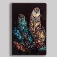 Картина акрил &laquo;Перо колор сияние&raquo;, 60&times;39.5 см