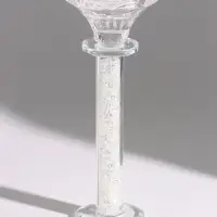 Подсвечник хрустальный &laquo;Кристалл&raquo;, 6.4&times;6.4&times;16.5 см, d=2.3 / 3.8 см