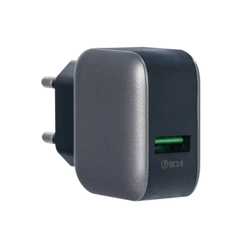 Переходник сетевого зарядного устройства на USB 18W BAS52A черный