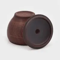 Горшок для жаркого &laquo;Гладкий&raquo;, 550 мл, 10&times;12 см, красная глина